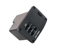 Pickup Chitarra Acustica Professionale Preamplificatore per chitarra acustica con equalizzatore piezoelettrico a 3 bande e da 3.5 mm a 6.35 mm