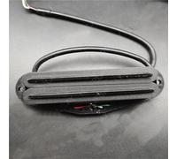 Pickup Chitarra Elettrica 1 pz pickup per chitarra dual hot rail single coil humbucker parti di chitarra aceessaries(Black with black)
