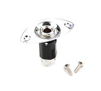 Pickup Chitarra Elettrica 6.35mm Jack di Uscita Piastra Ovale Jack di Ingresso Presa Piastra Presa Chitarra Elettrica Accessori