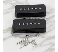 Pickup Chitarra Elettrica Confezione da 2 pickup single coil Set di pickup Alnico 5(Black Set)