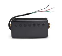 Pickup Chitarra Elettrica Pickup a doppia bobina per chitarra elettrica a sette corde Pickup a conchiglia in rame La doppia bobina a 5 fili può essere tagliata in singoli(62mm Black)