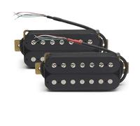 Pickup Chitarra Elettrica Pickup a doppia bobina per chitarra elettrica Nero con telaio Pickup a doppio blocco per chitarra a 7 corde Pickup per chitarra elettrica a lama di coltello(Black Bridge 62MM