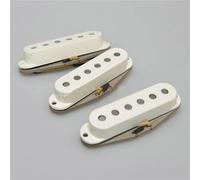 Pickup Chitarra Elettrica Pickup per chitarra Blues n Rock a carica manuale degli anni '60 Single Coil(Vintage White)