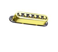 Pickup Chitarra Elettrica Pickup per chitarra elettrica a bobina singola Strumento musicale Sostituzione delle parti della chitarra pickup al ponte del manico universale facile da installare(Gold)