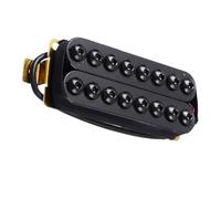 Pickup Chitarra Elettrica Pickup per chitarra elettrica a doppio blocco nero a doppia bobina Pickup per chitarra elettrica a ombrello a 8 corde pickup senza telaio(Black)