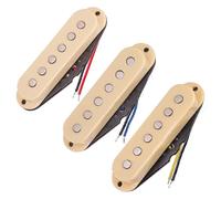 Pickup Chitarra Elettrica Pickup single coil giallo per chitarra elettrica Tre pickup single coil per chitarra elettrica per SQ ST(Three sets)
