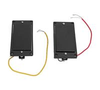 Pickup Chiuso per Chitarra Elettrica, Pickup per Chitarra a Doppia Bobina Meno Interferenze per Ponte e Manico per Elettrica con Viti di Montaggio Parti di