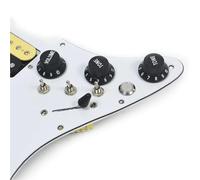 Pickup Del Battipenna Battipenna Per Chitarra Elettrica SSH Per Mano Sinistra Due Mini Humbucker + UN Humbucker + Interruttore Di Silenzio Piastra Precablata Caricata(D)
