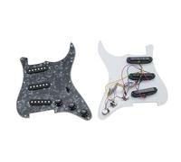 Pickup Del Battipenna Battipenna Per Chitarra Elettrica ST 2 Set Pickup Battipenna Singolo Singolo Doppio Battipenna Linea Di Pickup Con Interruttore A 5 Velocità Set Completo(Black)