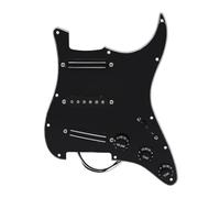 Pickup Del Battipenna Battipenna Per Chitarra SSS Precablato Caricato Pickup E Manopole A Doppia Guida Per Parti Di Chitarra FD ST A 11 Fori(Black 3ply)