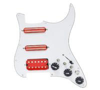 Pickup Del Battipenna Cablaggio Battipenna Per Chitarra SSH Caricato Precablato + Interruttore Di Silenzio Pickup A Doppia Bobina Per Chitarra Elettrica ST(N)