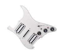 Pickup Del Battipenna Pickup per battipenna per chitarra elettrica HSH Elegante battipenna bianco Kit di pickup nero squisito
