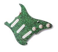 Pickup Del Battipenna Pickup per battipenna per chitarra elettrica SSS, elegante set di parti durevoli con pannello caricato verde