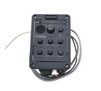 Pickup Del Foro Sonoro Chitarra 5 Pezzi Un Sacco 301 4 Bande Pickup Per Chitarra Acustica Con Accordatore Microfono Miscela Preamplificatore EQ Beat Board Con Piezo Morbido(D)