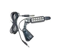 Pickup Del Foro Sonoro Chitarra Amanti Della Musica 12 Fori Chitarra Acustica Foro Suono Pickup Trasduttore Magnetico Con Regolatore Di Tono Volume Cavo Audio(Chrome)