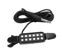 Pickup Del Foro Sonoro Chitarra Amplificatore Per Pickup Per Chitarra Acustica Trasduttore Pickup Per Chitarra Foro Sonoro Strumenti Musicali Accessori Per Chitarra(Silver)