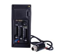 Pickup Del Foro Sonoro Chitarra Kit Di Pickup Preamplificatore Equalizzatore EQ-505R 3 Bande EQ Amplificatore Piezoelettrico Per Chitarra Acustica Leggero Portatile Pickup Per Chitarra Musicale