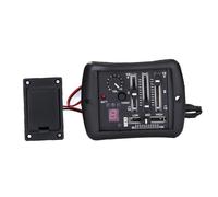 Pickup Del Foro Sonoro Chitarra Parti Per Chitarra Acustica Folk A 4 Bande Preamplificatore EQ Equalizzatore Pickup Piezoelettrico Controllo Del Volume Pratico E Durevole Con Accordatore