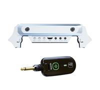 Pickup Del Foro Sonoro Chitarra Pickup Per Chitarra Acustica Classica Pickup Per Chitarra Folk Pickup Per Chitarra Acustica Professionale Pickup Per Vibrazione Senza Apertura(X2-silver)