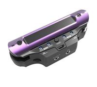 Pickup Del Foro Sonoro Chitarra Pickup Per Chitarra Preamplificatore Pickup Per Buca Acustica Con Controllo Del Volume E Del Tono Accessori Per Chitarra Acustica(Purple)
