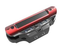Pickup Del Foro Sonoro Chitarra Pickup Per Chitarra Preamplificatore Pickup Per Buca Acustica Con Controllo Del Volume E Del Tono Accessori Per Chitarra Acustica(Red)