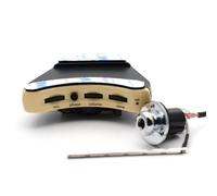 Pickup Del Foro Sonoro Chitarra Pickup Per Chitarra Soundhole Pickup Con Piezoelettrico In Argento Con Bilanciamento Dell'uscita Accessori Professionali Per Chitarra(GT-B2)