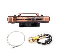 Pickup Del Foro Sonoro Chitarra Pickup Per Foro Sonoro Per Chitarra Acustica Doppia Modalità Di Pick-up Piezo + Microfono Supporta Volume Tono Regolazione Fase Facile Installazione