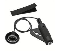 Pickup Del Foro Sonoro Chitarra Pickup Piezoelettrico Di Qualità Professionale Per Chitarre Acustiche Ukulele Arpe E Banjo Facile Da Installare(Black)