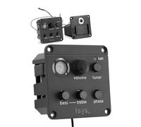 Pickup Del Foro Sonoro Chitarra Pickup Piezoelettrico Preamplificatore Di Bordo Chitarra Acustica Classica EQ Accordatore Pickup Piezoelettrico EQ Equalizzatore Accessori Per Chitarra Acustica