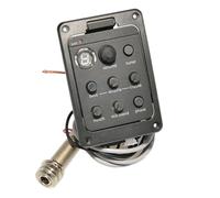 Pickup Del Foro Sonoro Chitarra Preamplificatore EQ Per Chitarra Acustica A 4 Bande Accordatore Piezoelettrico Microfono Beat Per Presys 301