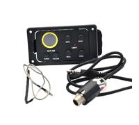 Pickup Del Foro Sonoro Chitarra Preamplificatore Equalizzatore EQ A 4 Bande Con Accordatore A Schermo Rotondo Per Chitarra Da Viaggio 36 E 38