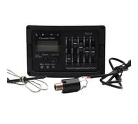 Pickup Del Foro Sonoro Chitarra Preamplificatore Per Chitarra Acustica A 5 Bande EQ Equalizzatore Amplificatore Per Chitarra Acustica Accordatore Digitale Chromatia Blend Pickup Piezoelettrico(B)