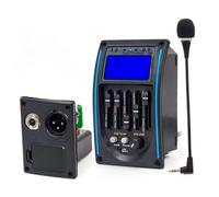 Pickup Del Foro Sonoro Chitarra Set Di Preamplificatori EQ Per Chitarra Acustica A 5 Bande Amplificatore Accordatore LCD Pickup Piezoelettrico Equalizzatore