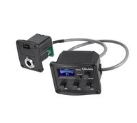 Pickup Del Foro Sonoro Chitarra Ukulele Piezo Pickup Preamplificatore Equalizzatore A 3 Bande Accordatore Con Display LCD Pickup Accessori Professionali Per Chitarra