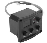 Pickup del Sintonizzatore Digitale del Pareggio, Display LED Pickup EQ Pickup Acoustica con Display LCD, Accessori per Strumenti Musicali a 3 Segmenti Equalizzatore