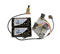 Pickup Di Chitarra Alnico 5 Pickup Humbucker Probicker Push/Pull Cablaggio Cablaggio Pickups Set per Chitarra Elettrica(Golden BK)