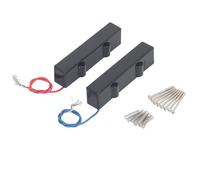 Pickup elettrico a 5 corde Electric Professional Noise Open Style Sostituzione per bassisti jazz magneti in ceramica in metallo 2pc in metallo di plastica