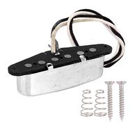 Pickup Elettrico per Chitarra TL a 6 Corde, Set Pickup Manico e Ponte, Colori Argento e Nero - Sensori Magnetici Veloci, Facile Installazione Senza Foratura