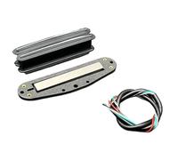 Pickup Elettrico Pickup Kit Fai Da Te Alnico 5 ST Mini Humbucker Pickup Bobina Di Plastica/Lama Pole Piece/Base In Fibra/Cavo 4C Parti Di Chitarra