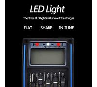 Pickup Equalizzatore EQ Preamplificatore a 5 Bande con Sintonizzatore Digitale per Chitarra Acustica, LCD Retroilluminato per Tutte le Condizioni di Illuminazione, Ottimo