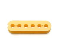 Pickup for chitarra elettrica da 20 pezzi Slug 6.3MM Bobina a doppia bobina con foro grande 52MM doppia(Yellow 20Pcs)