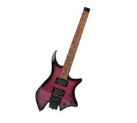 Pickup HH Per Chitarra Elettrica Senza Testa Portatile Professionale Con Altoparlante Abbinato Chitarra Elettrica da Viaggio Senza Testa (Color : 05)