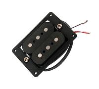 Pickup Humbucker A Carica Manuale In Fibra Nera Con Telaio Surround Per Parti Di Chitarra A 3 Corde Accessori di Ricambio per Chitarra