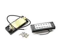 Pickup Humbucker a doppia bobina per chitarra elettrica, pickup per collo e ponte, per chitarra a 6 corde, facile da installare, manico a doppia bobina e ponte di ricambio
