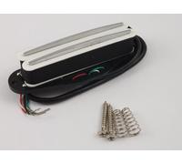 Pickup Humbucker A Singolo Coil Chrome Bianco O Nero Per Stratocaster.