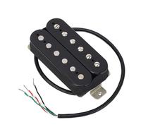 Pickup Humbucker Ad Alto Volume da 50 Mm con Magnete Alnico 5 per Chitarra a 6 Corde, Set di Pickup per Chitarra a Doppia Bobina Aperta Sovravvolta, Asta Regolabile, Filo a 4