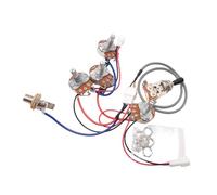Pickup Humbucker Alnico 2 Per Chitarre Con Cablaggio 2V2T E Kit Connettori 2C Cablaggi Per Chitarra(Zb)