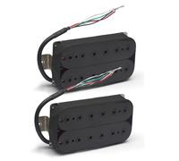 Pickup Humbucker Alnico 5 Double Coil Chitarra Elettrica Pickup Al Ponte Nero Parti Per Chitarra Suono Caldo Nero(B+N)