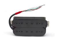 Pickup Humbucker Alnico 5 Double Coil Chitarra Elettrica Pickup Al Ponte Nero Parti Per Chitarra Suono Caldo Nero(Neck)