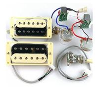 Pickup Humbucker Alnico 5 Pickups Con Cablaggio Pro Pots & 3way Converter Zebra 1 Set Pickup chitarra elettrica